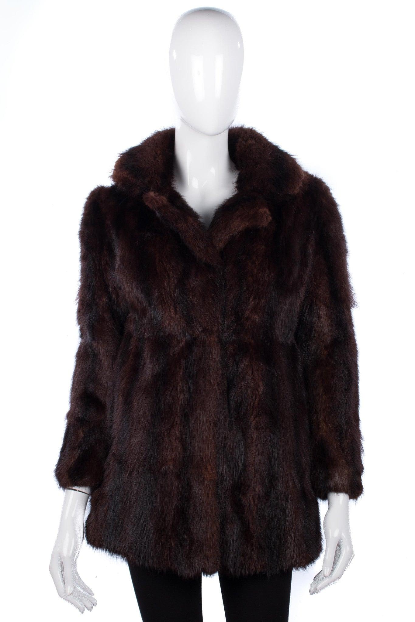 Vintage mink fur high quality coat