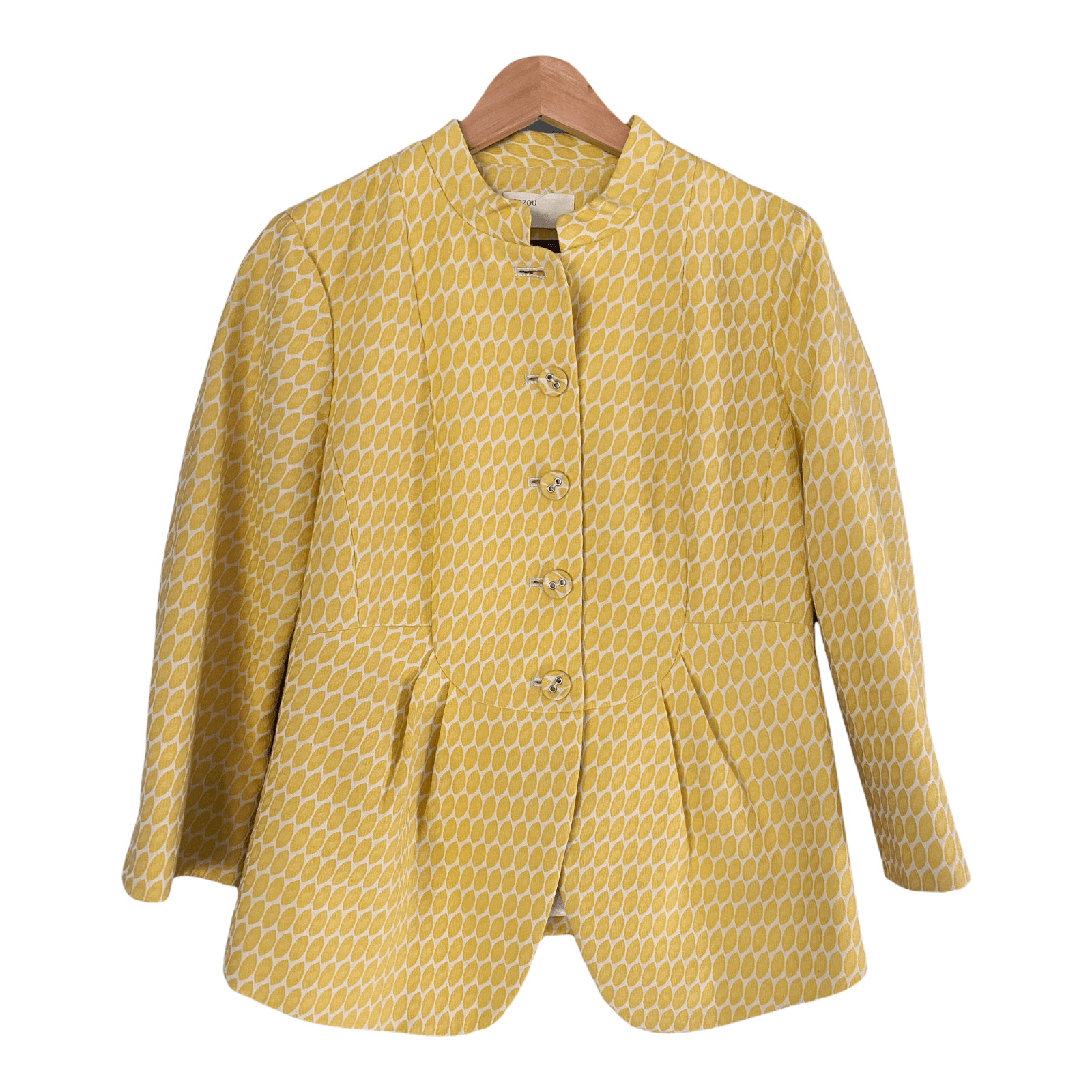 Linen mix store jacket