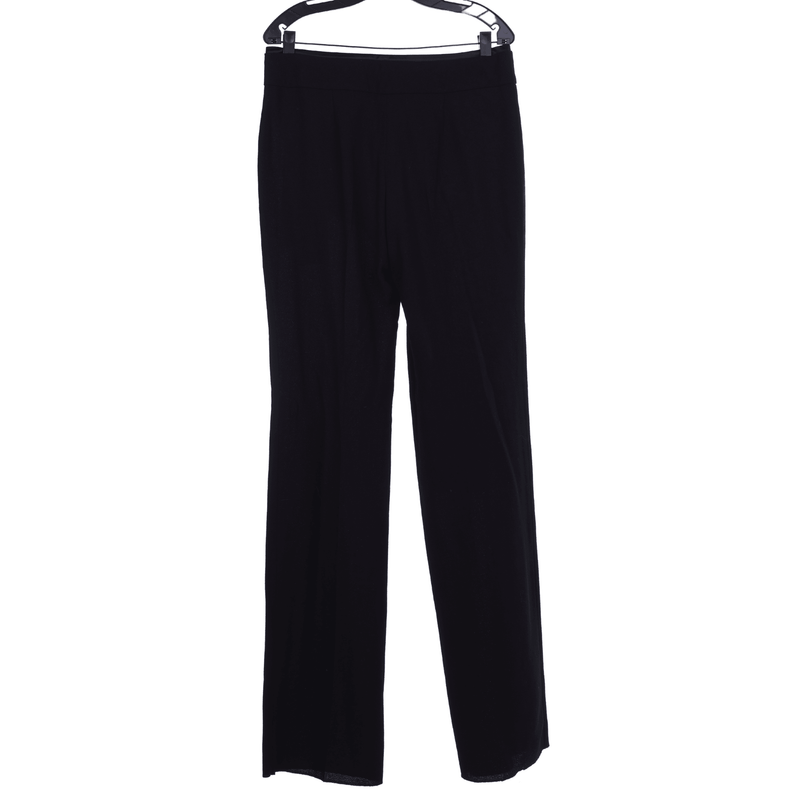 Alexander McQueen Wool Black Trousers UK Size 16 - Ava & Iva