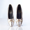 Bally Vintage Gold Heels Size 5 1/2 B