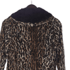 Vintage Faux Fur Leopard Print Long Sleeved Coat UK Size 8. - Ava & Iva