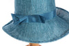 Springflex blue straw hat  side