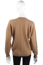 Jaeger brown cardigan size 12/14 back