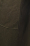 Aubrey Segal Model Wool Coat Khaki Wool. UK14 - Ava & Iva