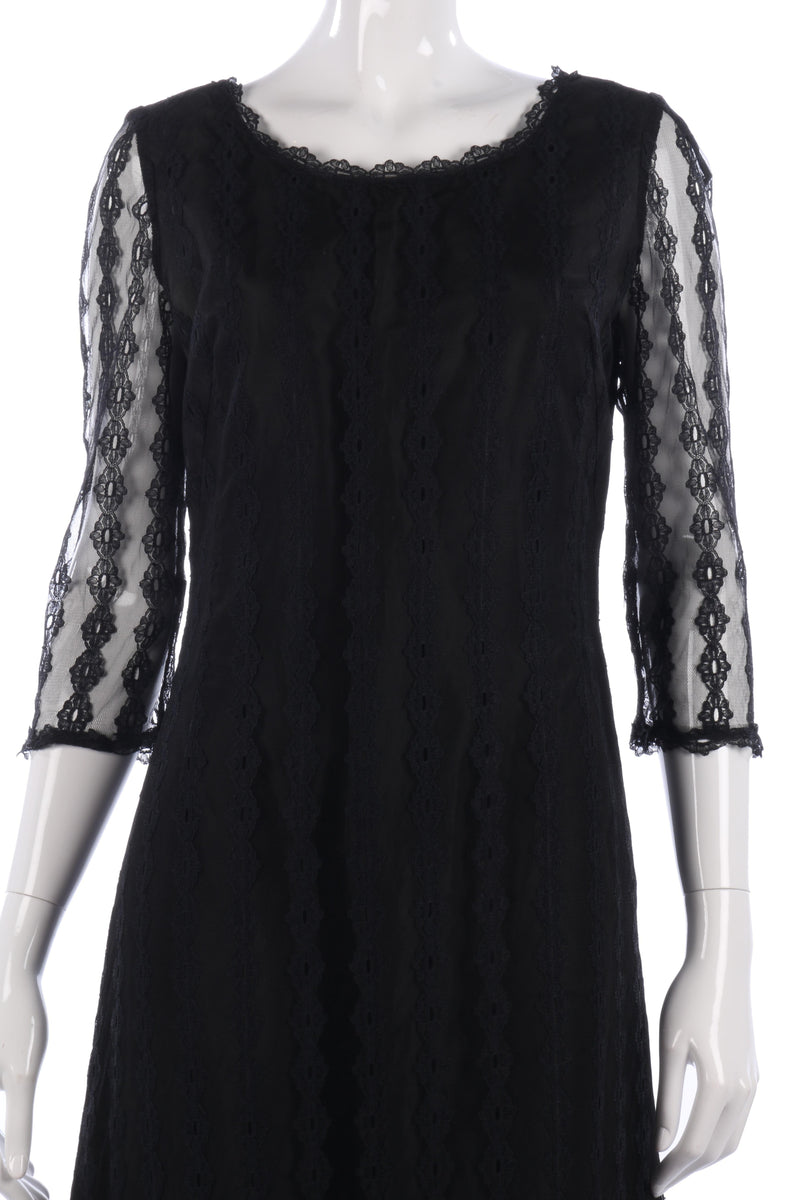 Vintage black lace dress by Montigo Bay - Ava & Iva