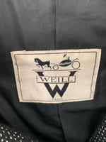 Weill Wool Vintage Coat Black Size Large - Ava & Iva